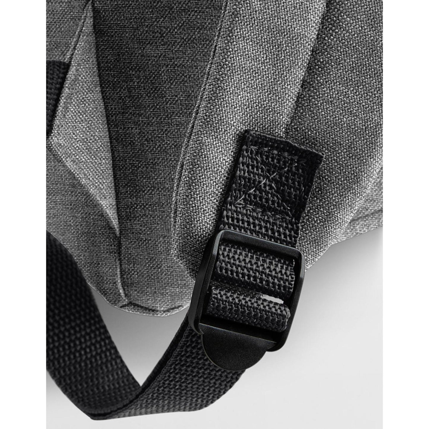 Grey Marl - Side - Bagbase Fashion Backpack - Rucksack (18 Litres)