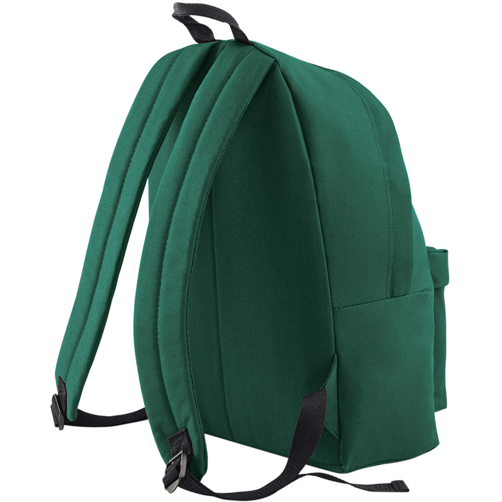 Bottle Green - Back - Bagbase Junior Fashion Backpack - Rucksack (14 Litres)