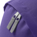 Purple-Light Grey - Side - Bagbase Junior Fashion Backpack - Rucksack (14 Litres)