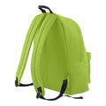 Lime-graphite - Back - Bagbase Junior Fashion Backpack - Rucksack (14 Litres)