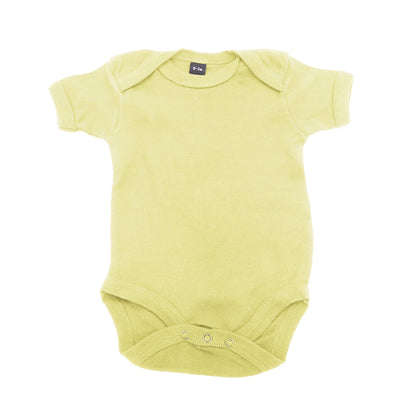 Soft Yellow - Front - Babybugz Baby Bodysuit - Baby And Toddlerwear