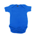 Organic Cobalt Blue - Front - Babybugz Baby Bodysuit - Baby And Toddlerwear