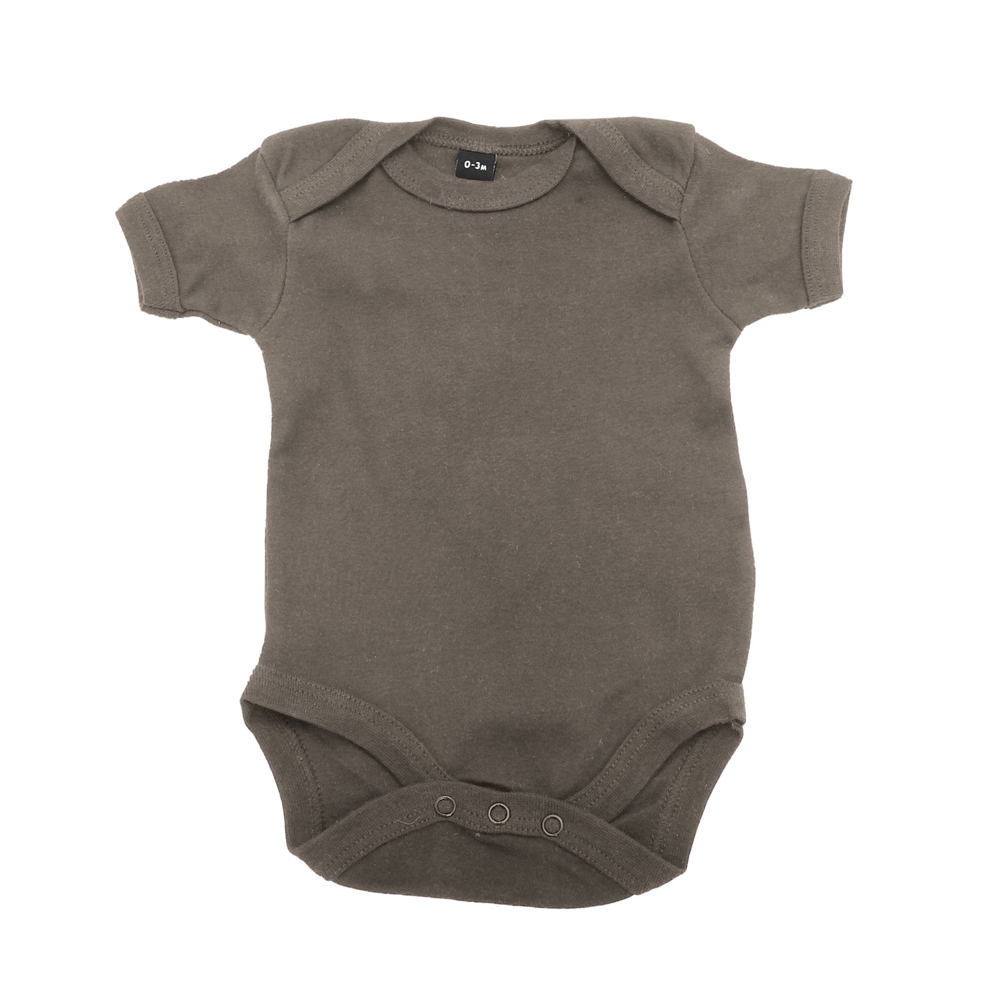 Organic Camouflage Green - Front - Babybugz Baby Bodysuit - Baby And Toddlerwear