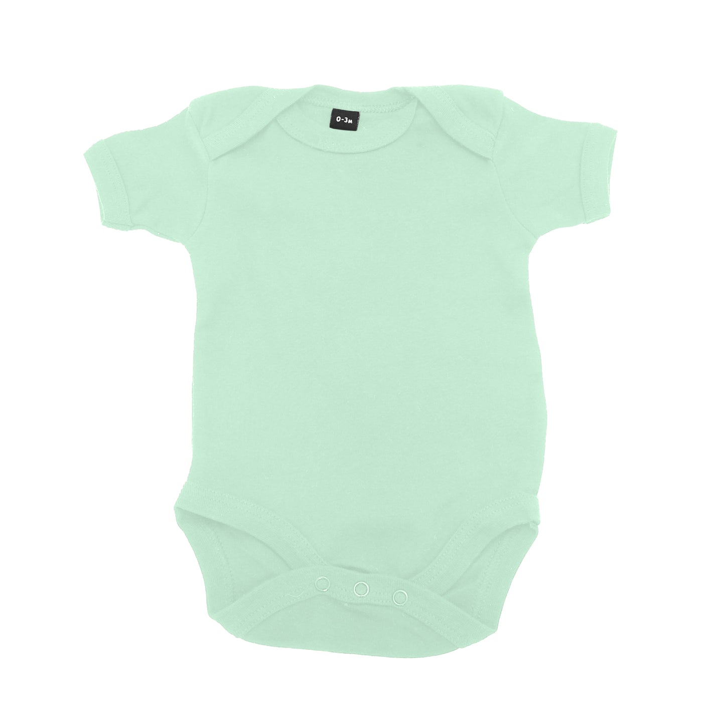Mint - Front - Babybugz Baby Bodysuit - Baby And Toddlerwear