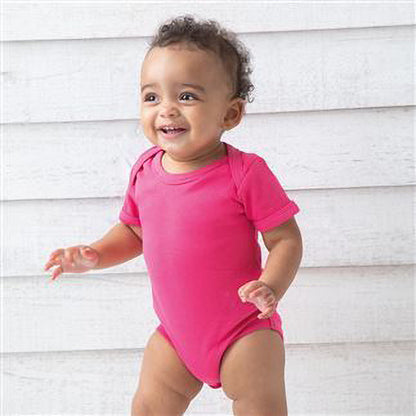 Organic Fuchsia - Back - Babybugz Baby Bodysuit - Baby And Toddlerwear