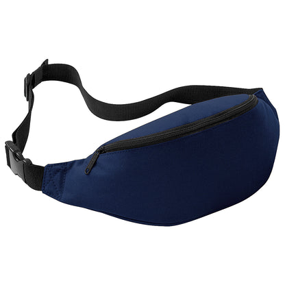 French Navy - Front - Bagbase Adjustable Belt Bag (2.5 Litres)