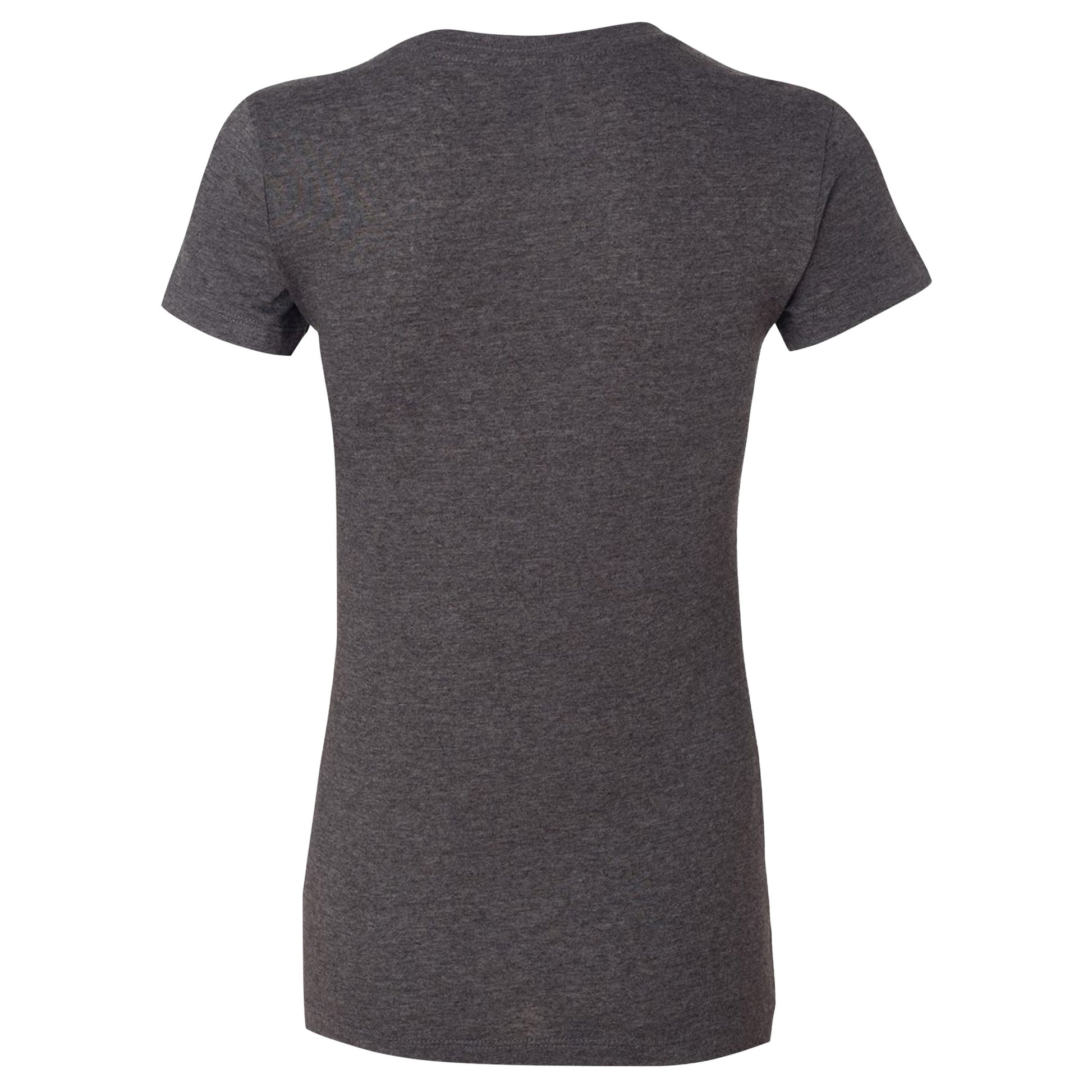 Dark Heather - Back - Bella Ladies-Womens The Favourite Tee Short Sleeve T-Shirt