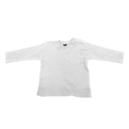 White - Front - Babybugz Baby Girl Long Sleeve Tee - Baby And Toddlerwear