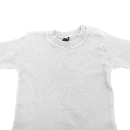 White - Back - Babybugz Baby Girl Long Sleeve Tee - Baby And Toddlerwear