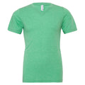 Green Triblend - Front - Canvas Mens Triblend V-Neck Short Sleeve T-Shirt
