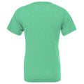 Green Triblend - Back - Canvas Mens Triblend V-Neck Short Sleeve T-Shirt