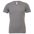 Grey Triblend - Front - Canvas Mens Triblend V-Neck Short Sleeve T-Shirt