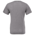 Grey Triblend - Back - Canvas Mens Triblend V-Neck Short Sleeve T-Shirt