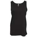 Black - Front - Canvas Adults Unisex Jersey Sleeveless Tank Top