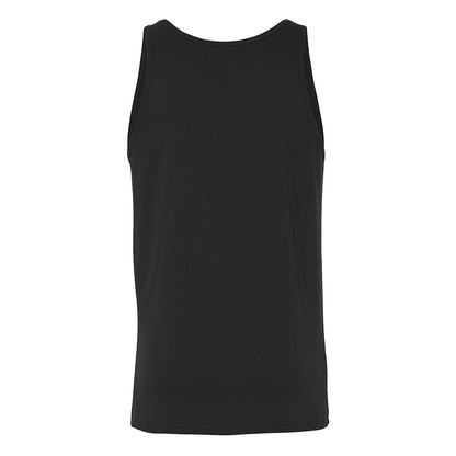 Black - Back - Canvas Adults Unisex Jersey Sleeveless Tank Top