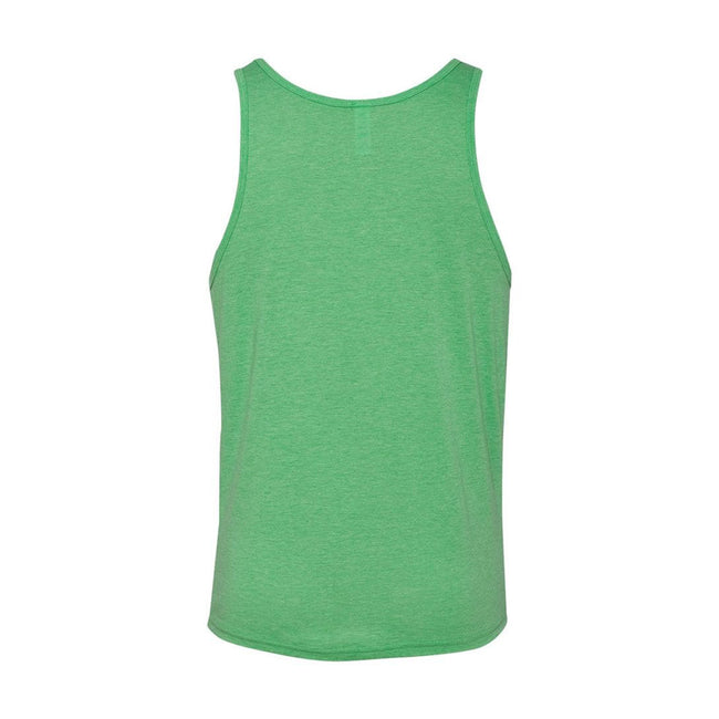 Green Triblend - Back - Canvas Adults Unisex Jersey Sleeveless Tank Top