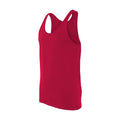Red - Side - Canvas Adults Unisex Jersey Sleeveless Tank Top
