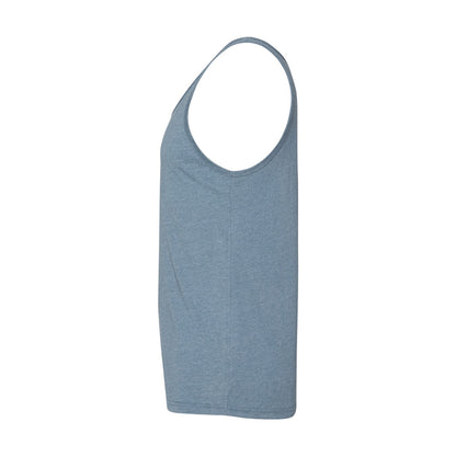Heather Slate - Side - Canvas Adults Unisex Jersey Sleeveless Tank Top
