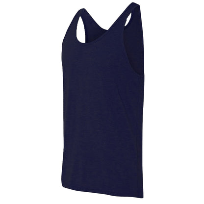Navy Blue - Side - Canvas Adults Unisex Jersey Sleeveless Tank Top