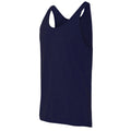 Navy Blue - Side - Canvas Adults Unisex Jersey Sleeveless Tank Top