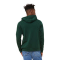 Forest Green - Back - Bella + Canvas Unisex Pullover Polycotton Fleece Hooded Sweatshirt - Hoodie