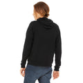 Black - Lifestyle - Bella + Canvas Unisex Pullover Polycotton Fleece Hooded Sweatshirt - Hoodie