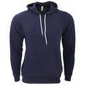 Navy Blue - Front - Bella + Canvas Unisex Pullover Polycotton Fleece Hooded Sweatshirt - Hoodie