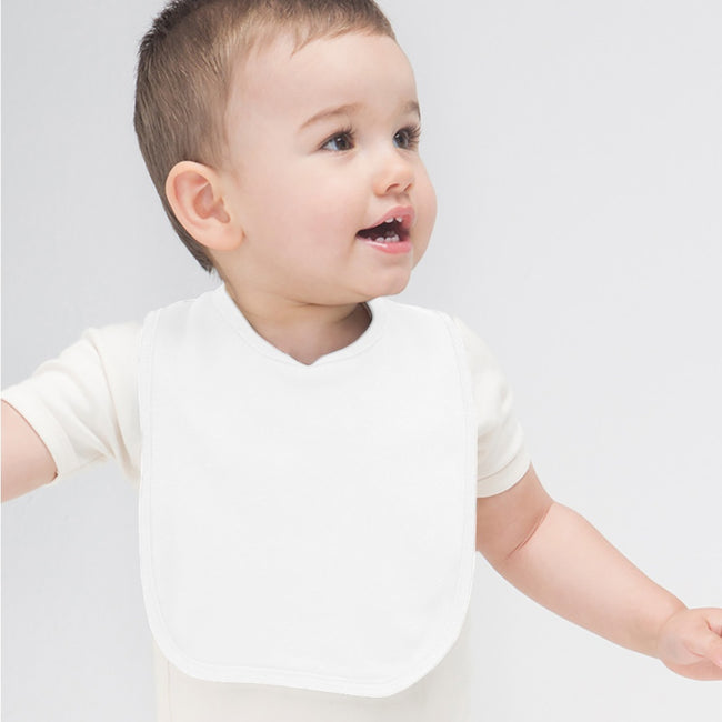 White - Back - Babybugs Baby Bib - Baby And Toddlerwear