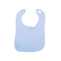 Dusty Blue - Front - Babybugs Baby Bib - Baby And Toddlerwear