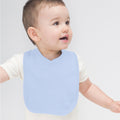 Dusty Blue - Back - Babybugs Baby Bib - Baby And Toddlerwear