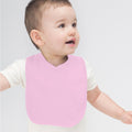 Powder Pink - Back - Babybugs Baby Bib - Baby And Toddlerwear