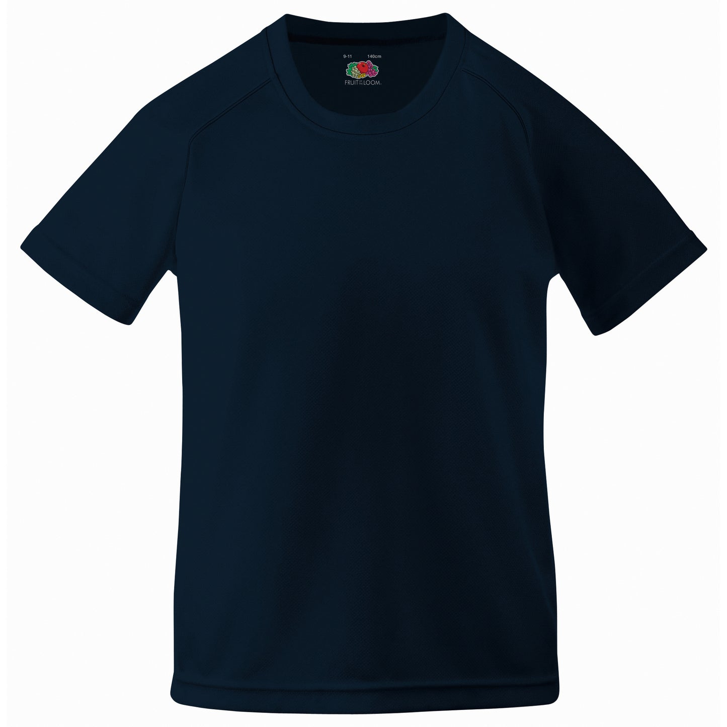 Deep Navy - Front - Fruit Of The Loom Childrens Unisex Performance Sportswear T-Shirt