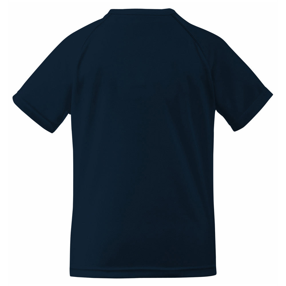 Deep Navy - Back - Fruit Of The Loom Childrens Unisex Performance Sportswear T-Shirt