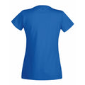 Royal - Back - Fruit Of The Loom Ladies-Womens Lady-Fit Valueweight Short Sleeve T-Shirt