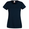 Deep Navy - Front - Fruit Of The Loom Ladies-Womens Lady-Fit Valueweight Short Sleeve T-Shirt