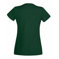 Bottle Green - Back - Fruit Of The Loom Ladies-Womens Lady-Fit Valueweight Short Sleeve T-Shirt