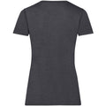 Dark Heather - Back - Fruit Of The Loom Ladies-Womens Lady-Fit Valueweight Short Sleeve T-Shirt