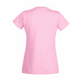 Light Pink - Back - Fruit Of The Loom Ladies-Womens Lady-Fit Valueweight Short Sleeve T-Shirt