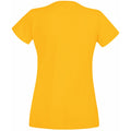 Sunflower - Back - Fruit Of The Loom Ladies-Womens Lady-Fit Valueweight Short Sleeve T-Shirt