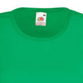 Kelly Green - Side - Fruit Of The Loom Ladies-Womens Lady-Fit Valueweight Short Sleeve T-Shirt