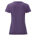 Heather Purple - Back - Fruit Of The Loom Ladies-Womens Lady-Fit Valueweight Short Sleeve T-Shirt