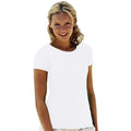 White - Back - Fruit Of The Loom Ladies-Womens Lady-Fit Valueweight Short Sleeve T-Shirt