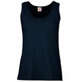 Deep Navy - Front - Fruit Of The Loom Ladies-Womens Lady-Fit Valueweight Vest