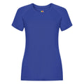Royal - Front - Fruit Of The Loom Ladies-Womens Performance Sportswear T-Shirt