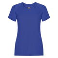Royal - Front - Fruit Of The Loom Ladies-Womens Performance Sportswear T-Shirt