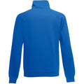 Royal - Back - Fruit Of The Loom Childrens-Kids Unisex Poly-Cotton Sweat Jacket