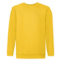 Sunflower - Front - Fruit Of The Loom Childrens Unisex Set In Sleeve Sweatshirt