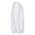 White - Back - Fruit Of The Loom Childrens Unisex Set In Sleeve Sweatshirt