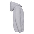 Heather Grey - Back - Fruit Of The Loom Childrens Unisex Hooded Sweatshirt - Hoodie