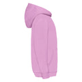 Light Pink - Back - Fruit Of The Loom Childrens Unisex Hooded Sweatshirt - Hoodie